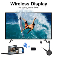 Wireless HDMI-compatible Video Streamer Dongle for Full 1080P Miracast TV Display Receiver WiFi