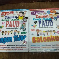 VCD karaoke lagu anak paud 2disc original - paket dua - paket dua 2