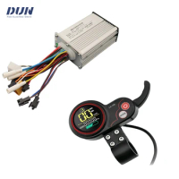 48V 500W 40KMH BLDC Electric Scooter Brushless Speed Motor Controller Thumb Throttle and Sealup LCD Display Kits