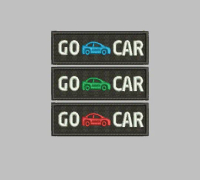 EMBLEM PATCH BORDIR GOCAR PREMIUM - DH