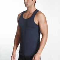 【宜而爽】三槍牌時尚吸濕排汗速乾型男背心(3件組黑色 S-2XL)