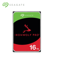希捷 Seagate 那嘶狼Pro IronWolf Pro 16TB NAS專用硬碟 (ST16000NT001)