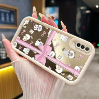 Casing Hp untuk OPPO A31 A8 Case Casing Hewan kartun Pola Kasus cermin tangga HP Kasing Silikon Soft