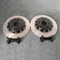 Factory Customize Drilled Brake Disc Rotor Kits with Bracket for Goft Gti Mk6 Honda Civic Fd2