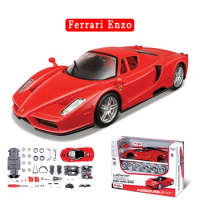 Maisto 1:24 Ferrari Enzo Assembly Version Alloy Sports Car Model Diecast Metal Toy Racing Car Vehicle Model Simulation Kids Gift
