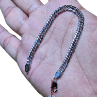 gelang rantai susunsiri putih polos