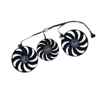 3Pcs/Set,Video Card Cooler Fan,FDC10H12D9-C,For ASUS TUF3 RX5600XT OC 6G EVO GAMING,TUF3 RX 5700 XT 5700XT OC 8G EVO GAMING