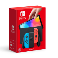 Nintendo Switch OLED 款式公司貨主機(紅藍色)