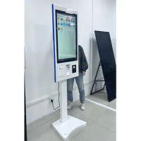 Fast food restaurant, bakery receipt printer, facial recognition stand, ordering self-service kiosk