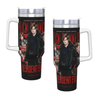 【Fhot】 Leon Kennedy Residents Evils 9 Requiem Tumbler With Straw  Stainless Steel Tumblers Mug Doubl