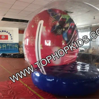 2020 Newest Giant Snow Globe for Christmas Decoration, Photo Snow Globe Inflatable for sale with free shipping