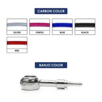 Selang Rem Allegri Honda PCX150 PCX 150 CBS Brake Hose Original Belakang B.Silver Carbon