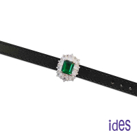 【ides 愛蒂思】情人送禮 歐風彩寶系列設計款手環手鍊項鍊/雅致綠