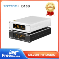 TOPPING D10s USB DAC XMOS XU208 ES9038Q2M decodificador DSD256 PCM Optical Coaxial output rca dac audio amplifier Decoder