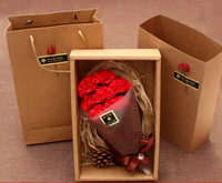 美琪 (母親節禮物)創意 康乃馨香皂花幸運7朵紀念禮盒 送媽媽老師同學