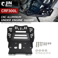 Motorcycle CNC Skid Plate Engine Guard Chassis Protection Cover For HONDA CRF300L 2021 2022 2023 CRF 300L CRF 300 L Accessories