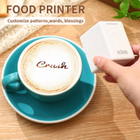 AORAN Mini Portable Color Printer Customized Text Smartphone Wireless Printing Inkjet Printer with Ink Cartridge #R10