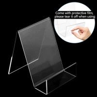 Transparent Acrylic Bookshelf Book Stand Book Display Stand Book Table Photo Album Notebook Stand Office Accessories