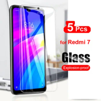 5Pcs Screen Protector Glass For Xiaomi Redmi 7 Tempered Glass For Xiaomi Redmi7 Glass Phone Film For Redmi 7 Anti Scratch