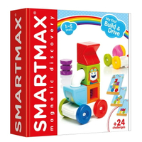 信誼 【SMARTMAX】磁力接接棒-百變磁力車 / 邏輯思考 / 手眼協調 / 創造力 / 建構式磁力玩具
