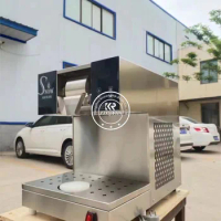 200kg/24h Commercial Electric Stainless Steel Air Cooling Ice Shaver Machine Flake Snow Ice Shaver Machine Flake Ice Machine