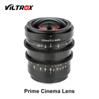 VILTROX S20mm T2.0 Full-Frame Prime Cinema Lens for Sony E Panasonic L-Mount Mirrorless Camera