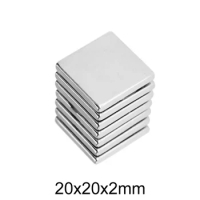 2~50PCS 20x20x2mm Square Permanent Magnets N35 Neodymium Magnet 20x20x2 Block Powerful Strong Magnet