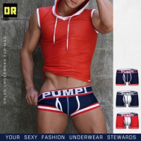 1pc Men Boxer Shorts Panties Cotton Underwear Kits Sexy Briefs Breathable Soft Fashion Sports Underpants Man Lingerie Gifts