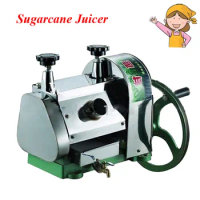 Stainless Steel Manual Sugarcane Juicer Popular Commercial Movable Sugar Blender