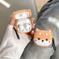 Cute Shiba Inu Cool Bulldog Case for Samsung Galaxy Buds Pro/Buds Live/Buds 2 Pro case Protective cover Shell for Galaxy Buds FE
