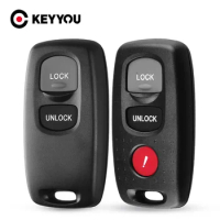 KEYYOU For Ford Ranger MAZDA 2 3 6 MPV Protege Transmitter Keyless Entry Replace Remote Key Shell Case Cover
