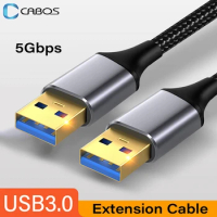 USB Extension Cable USB 3.0 Cable 5Gbps USB3.0 Extender Cord for Smart TV PS4 PS3 Xbox One SSD Laptop Extension Data Cable
