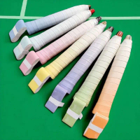 พร้อมส่ง เทปพันด้ามแบดมินตัน ไล่สีพาสเทล กันลื่น ซึมซับเหงื่อ หนา 0.65 มม. (ไม่ใช่ของ Yonex) คําแนะน