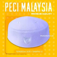 kopyah malaisya | Kopyah Abdul kareem 8 malaysia putih