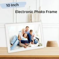 10.1 Inch WiFi Digital Picture Photo Frame 1280 X 800 IPS Touch Screen 32GB Smart Photo Frame APP Control With Detachable Holder