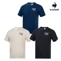 法國公雞牌雙色印花運動生活短袖T恤 男款 三色 LOR21804