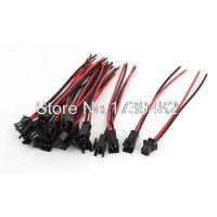 10 Sets RC Model EL Wire Cable Female Male Plug Socket Connector