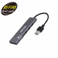Digifusion 伽利略 USB3.0 3埠HUB+SD/Micro SD 讀卡機 HS088-A