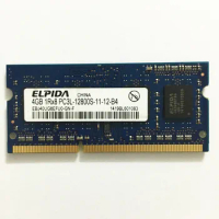 ELPIDA DDR3 RAM 4GB 1600MHz Laptop memory ddr3 4GB 1Rx8 PC3L-12800S 1.35V SODIMM 204PIN
