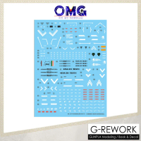 G-Rework RG Evangelion 01 EVA Water Decal CD-RG-E1 G Rework EVA-01 Water Decal Evangelion Decal Stic