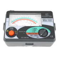 Kyoritsu 4102A-H Analogue Resistance Meter 0-1200 Ohm Earth Resistance Tester KEW4102A-H