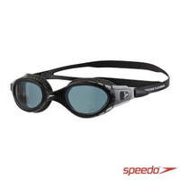 【SPEEDO】成人 運動泳鏡 Futura Biofuse(黑灰)