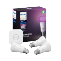 【Philips 飛利浦】Hue 智慧照明入門套件組 藍牙版燈泡+橋接器