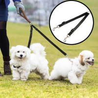 {DLGIFJIE} Two Dog Walking Leash Nylon Colorful Anti-Snag Bounce-Back Leash Detachable Design - One 
