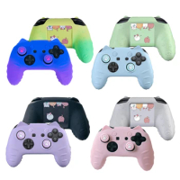 Cute Cat Paw Silicone Soft Shell Gamepad Sticker Skin For Nintendo Switch Pro NS Game Controller Case Thumb Stick Grip Cap Cover