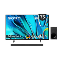 【SONY 索尼】BRAVIA 3 75型4K Google TV顯示器+3.1聲道聲霸組(Y-75S30+HT-G700)