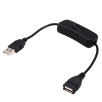 28cm USB Cable with Switch ON/OFF Cable Extension Toggle for USB Lamp USB Fan Power Supply Line Durable HOT SALE Usb Adapter