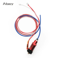 Aibecy 3D Printer Parts 24V Assembled Extruder Hot End Kit 0.4mm Nozzle Heating Block Silicone Cover for Creality CR-10S Pro