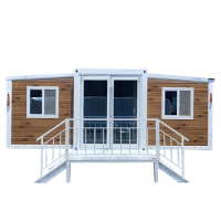 Portable House Foldable Container Home 19X20Ft Expandable Foldable Prefab Mobile House Ho Integrated Foldable House