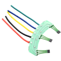 Durable Practical Ebike PCB Ebicycle Hall Sensor With Cable 120° 43F PCB Ebicycle For 3wheel Differential Motor
